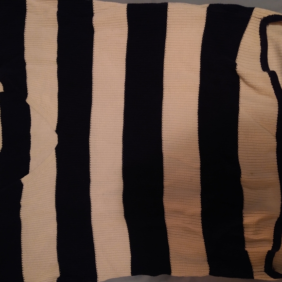 Express Oversized Short Sleeve Nautical Sweater M - Picture 6 of 8